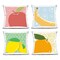 Stupell Industries Bright Kitchen Fruits 4pc Decorative Printed Throw Pillow Set Design by Daniela Santiago, 18 x 7 x 18